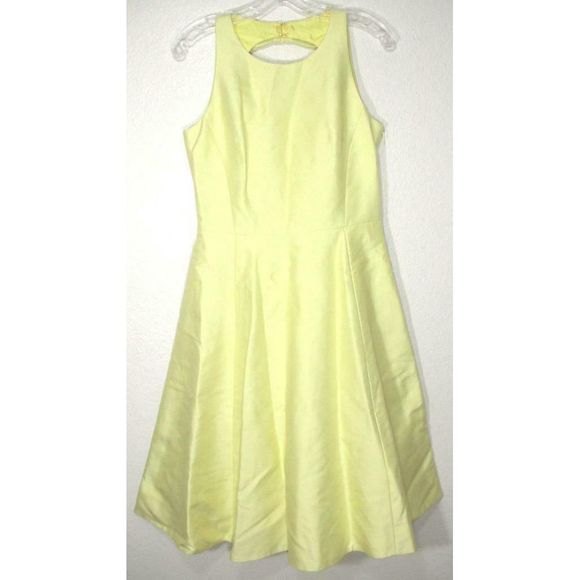NWT Kate Spade Yellow Double Bow Back Dress 6 - Picture 2 of 7